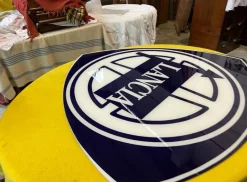 Best Pamono Vintage Original Lancia Sign, 1970s
