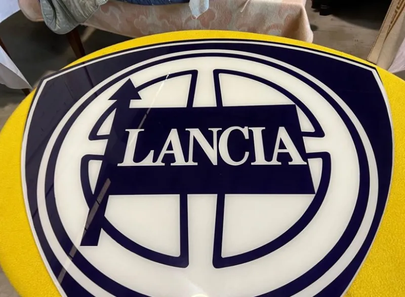 Best Pamono Vintage Original Lancia Sign, 1970s
