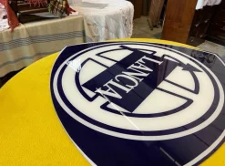 Best Pamono Vintage Original Lancia Sign, 1970s