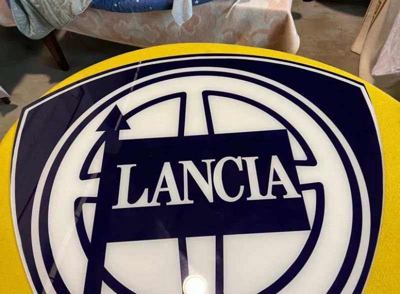 Best Pamono Vintage Original Lancia Sign, 1970s