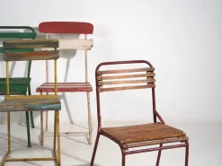 Clearance Pamono Vintage Outdoor Chairs, 1920, Set of 4