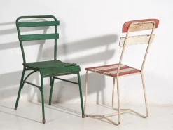 Clearance Pamono Vintage Outdoor Chairs, 1920, Set of 4