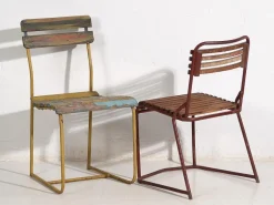Clearance Pamono Vintage Outdoor Chairs, 1920, Set of 4