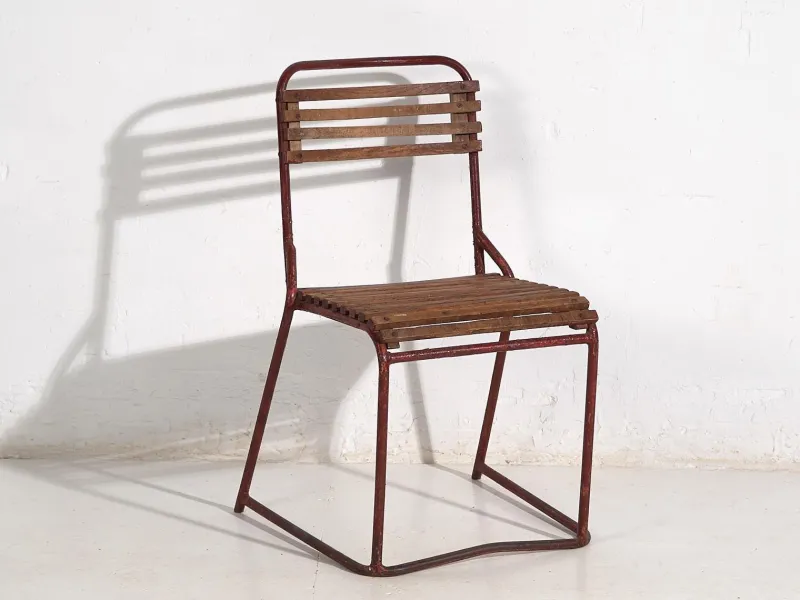 Clearance Pamono Vintage Outdoor Chairs, 1920, Set of 4