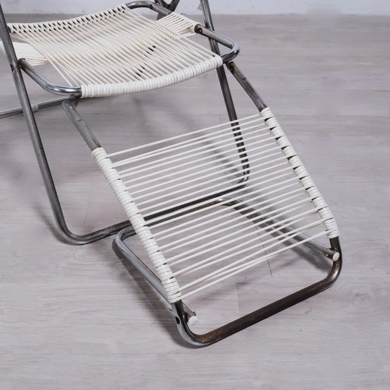 Pamono Vintage Outdoor Spaghetti Deckchair, 1970s> Garden Seating