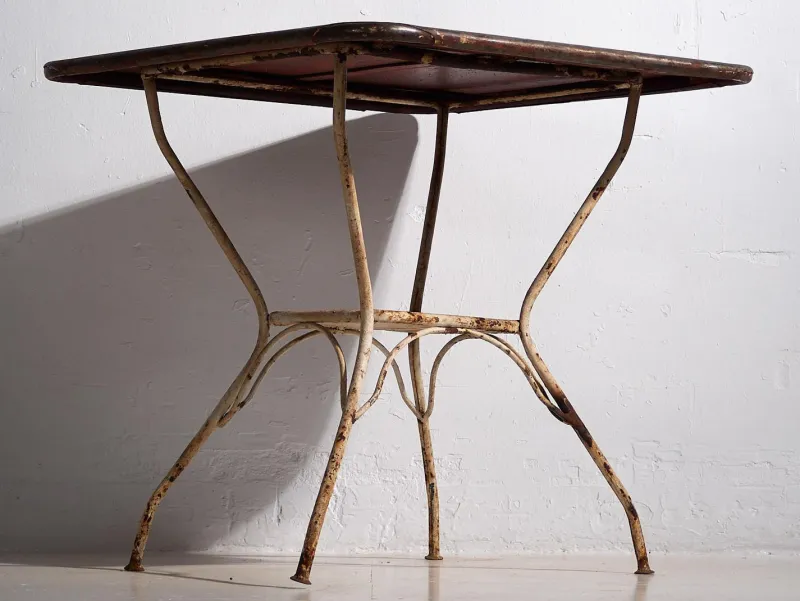 Pamono Vintage Outdoor Table, 1920> Garden Tables