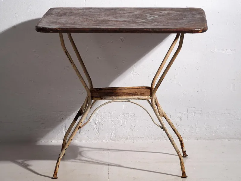 Pamono Vintage Outdoor Table, 1920> Garden Tables