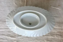 Pamono Vintage Oval Sauce Boat in White Porcelain from Haviland & Co., 1980s><noscript><img width=