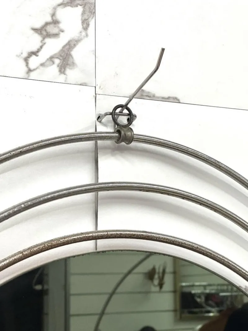 Outlet Pamono Vintage Oval Wall Mirror by Gaetano Sciolari, 1970s