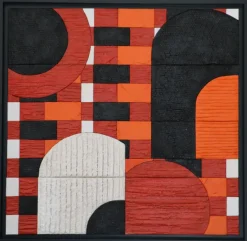 Online Pamono Vintage Painting in Lime, Clay, Plaster, and Waxed Concrete by Véronique Lamothe