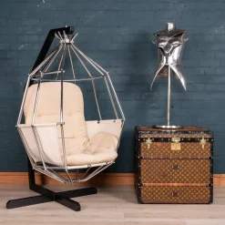 Pamono Vintage Parrot Cage Chair from Ib Arberg, 1970s