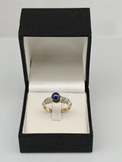 Clearance Pamono Vintage Pearl Gold Ring with Diamonds, 1970s