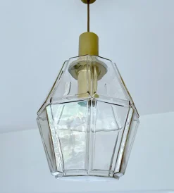 Pamono Vintage Pendant Light in Glass from Limburg><noscript><img width=