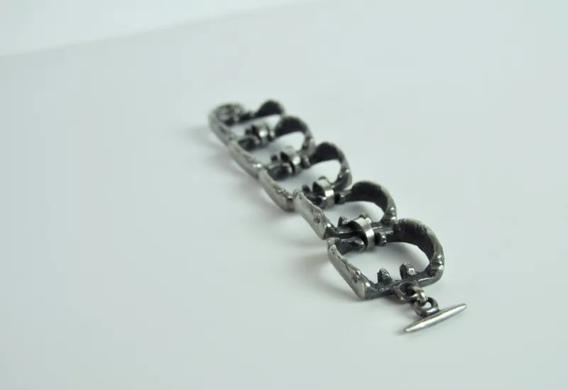 Pamono Vintage Pewter Bracelet, 1970s> Bracelets