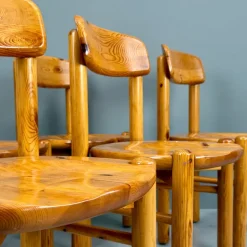 Hot Pamono Vintage Pinewood Chairs by Rainer Daumiller, 1970s, Set of 6