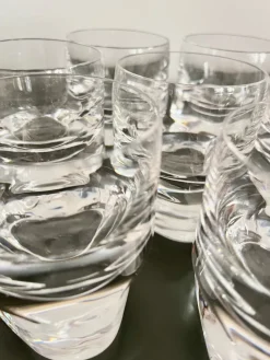 Discount Pamono Vintage Pitagora Water Glasses by Marco Zanuso for Arnolfo Di Cambio, 1969, Set of 7
