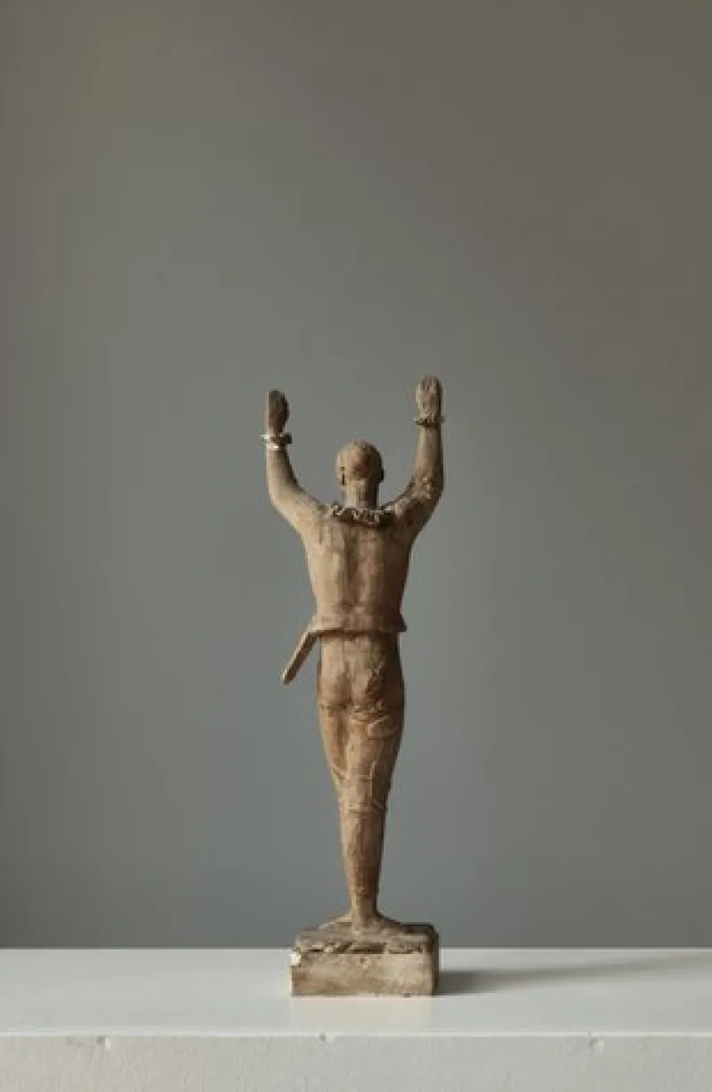 Pamono Vintage Plaster Sculpture of Harlequin by Einar Utzon-Frank, 1930s> Art Deco|Sculpture