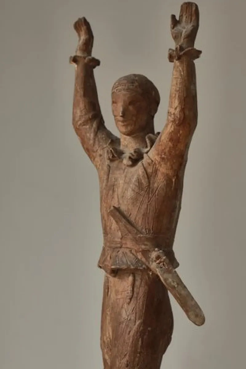 Pamono Vintage Plaster Sculpture of Harlequin by Einar Utzon-Frank, 1930s> Art Deco|Sculpture
