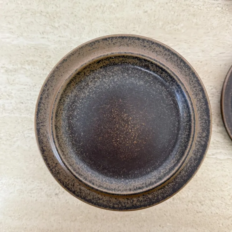 Pamono Vintage Plates by Ulla Procope for Arabia, 1970s, Set of 9> Dinner Plates & Bowls