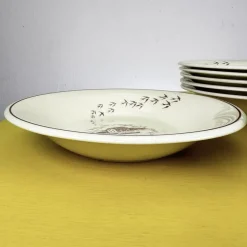 Pamono Vintage Plates from Mulino Bianco, Set of 7><noscript><img width=