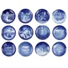 Pamono Vintage Plates in Porcelain from Royal Copenhagen, Set of 12> Dinner Plates & Bowls