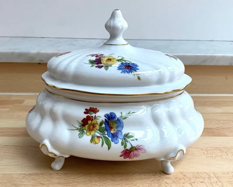 Best Pamono Vintage Porcelain Casket by Weimar, Germany, 1970s