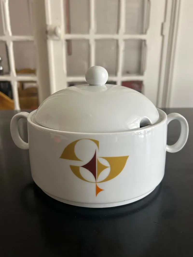 Outlet Pamono Vintage Porcelain Dishes, 1970, Set of 4