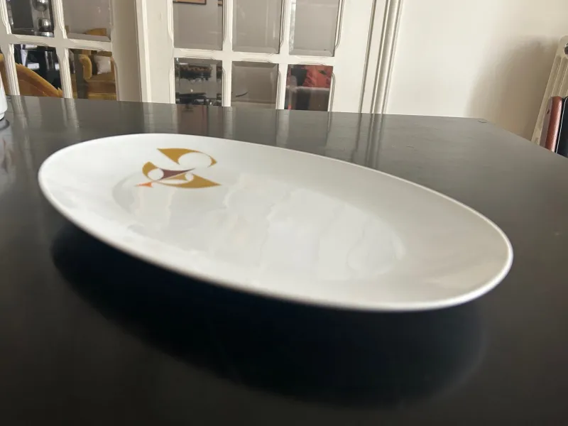 Outlet Pamono Vintage Porcelain Dishes, 1970, Set of 4