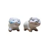Pamono Vintage Porcelain Salt and Pepper Pigs, 1970s, Set of 2