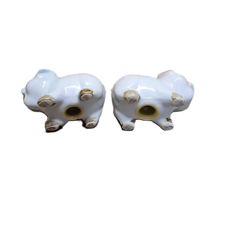 Pamono Vintage Porcelain Salt and Pepper Pigs, 1970s, Set of 2