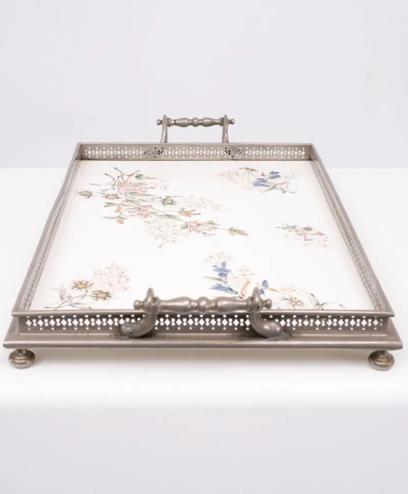 Outlet Pamono Vintage Porcelain Serving Tray, 1920s