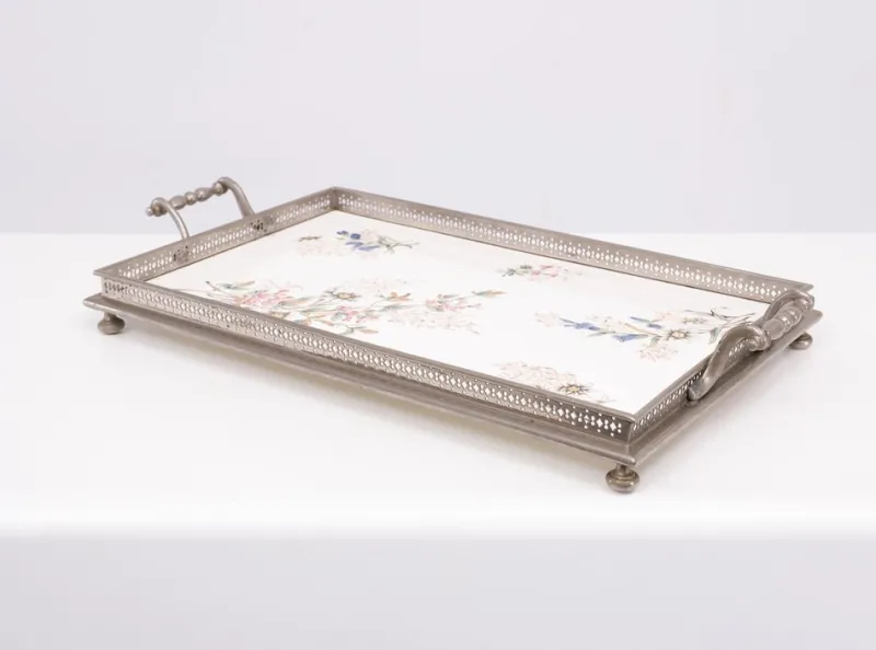 Outlet Pamono Vintage Porcelain Serving Tray, 1920s
