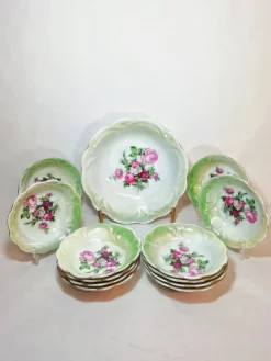 Pamono Vintage Porcelain Tableware Set, 1930s, Set of 13><noscript><img width=