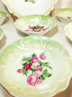 Pamono Vintage Porcelain Tableware Set, 1930s, Set of 13><noscript><img width=