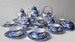 Online Pamono Vintage Porcelain Tea Service, 1950s, Set of 44
