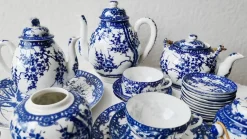 Online Pamono Vintage Porcelain Tea Service, 1950s, Set of 44