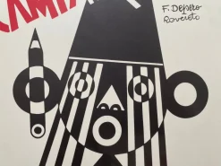 Pamono Vintage Poster by Fortunato Depero, 1980s><noscript><img width=