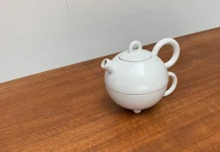 Pamono Vintage Postmodern German Fantasia Series Teapot and Cup by Matteo Thun for Arzberg, 1980s, Set of 2><noscript><img width=
