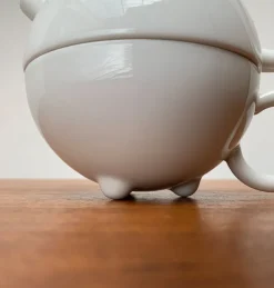 Pamono Vintage Postmodern German Fantasia Series Teapot and Cup by Matteo Thun for Arzberg, 1980s, Set of 2><noscript><img width=