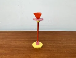 Pamono Vintage Postmodern Konfetti Metal and Wood Candleholder by Anna Efverlund for Ikea, 1980s><noscript><img width=