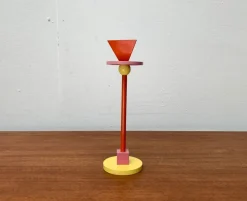 Pamono Vintage Postmodern Konfetti Metal and Wood Candleholder by Anna Efverlund for Ikea, 1980s><noscript><img width=