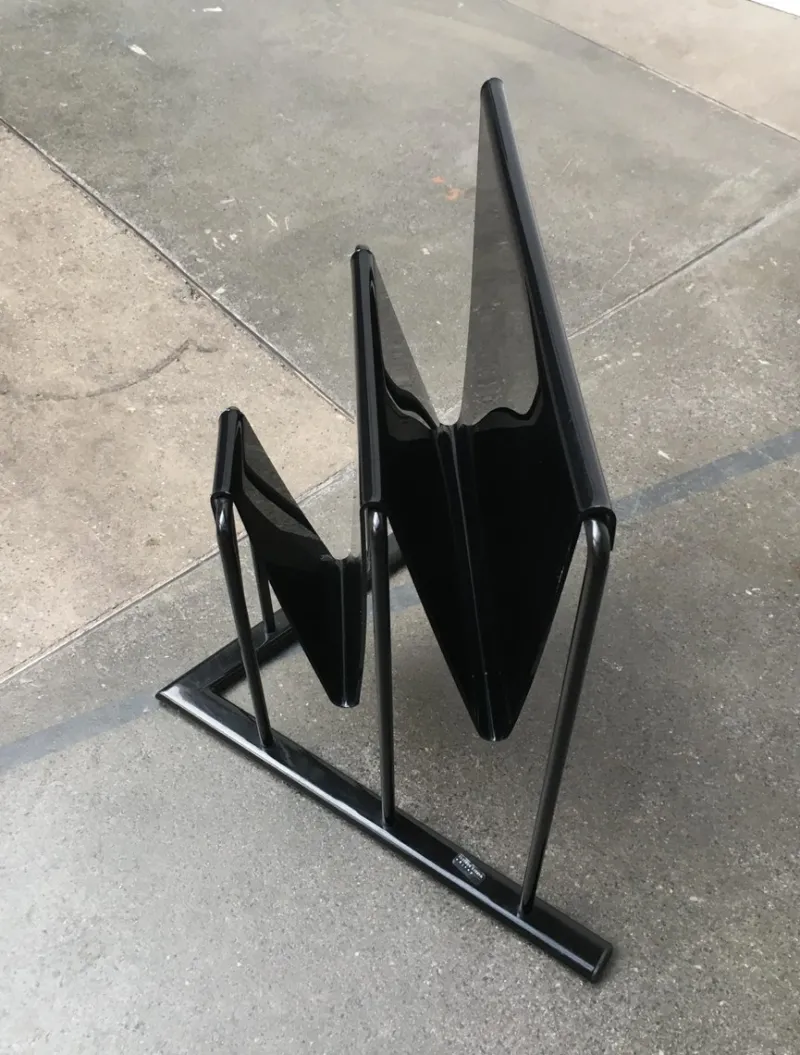 Pamono Vintage Postmodern Magazine Rack by Markus Börgens for D-Tec, 1980s> Magazine Racks