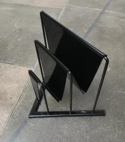 Pamono Vintage Postmodern Magazine Rack by Markus Börgens for D-Tec, 1980s><noscript><img width=