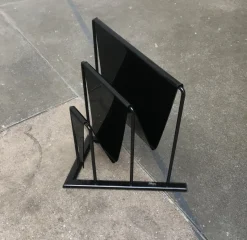 Pamono Vintage Postmodern Magazine Rack by Markus Börgens for D-Tec, 1980s><noscript><img width=
