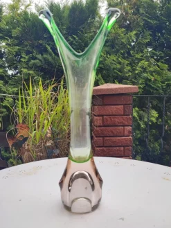 Outlet Pamono Vintage Prokuplje Glass Vase, 1970s