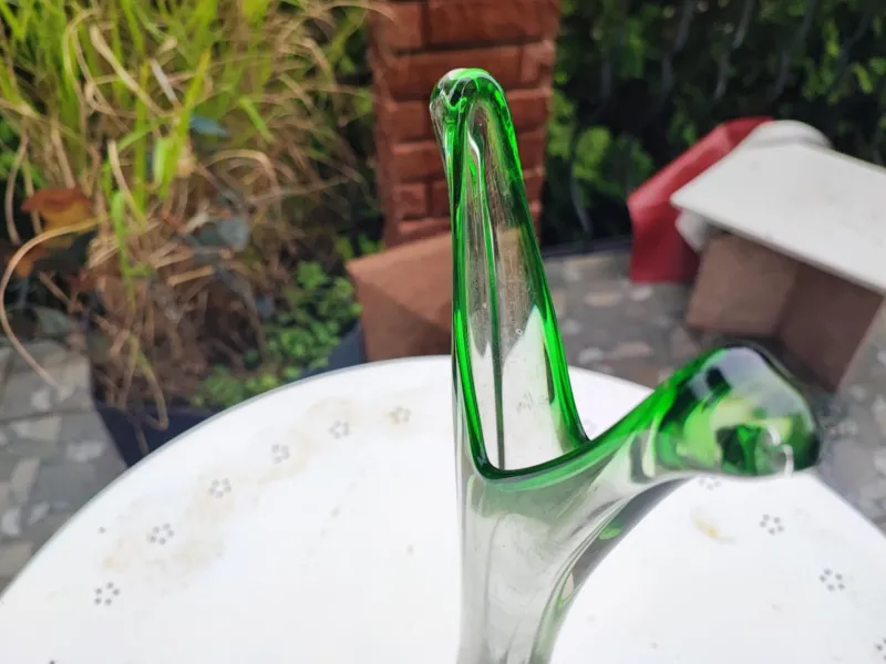 Outlet Pamono Vintage Prokuplje Glass Vase, 1970s
