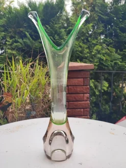 Outlet Pamono Vintage Prokuplje Glass Vase, 1970s