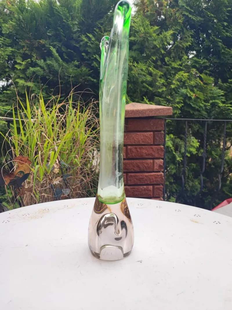 Outlet Pamono Vintage Prokuplje Glass Vase, 1970s