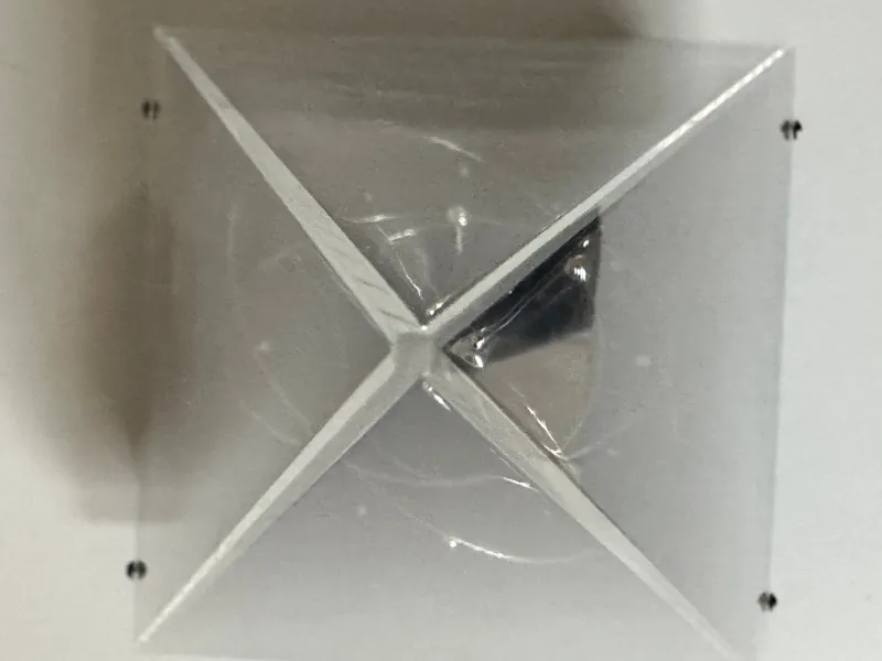 Sale Pamono Vintage Pyramid Clock, 1980s