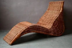 Sale Pamono Vintage Rattan Chaise Lounge by Carl Öjerstam for Ikea